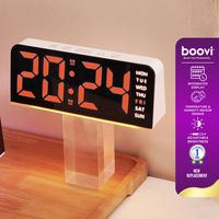 Gambar Boovi JD004 Jam Digital Meja LED Display Alarm Clock Tampilan Multifungsi Suhu Temperature Lampu LED dari Boovi Official Kota Administrasi Jakarta Barat 1 Tokopedia
