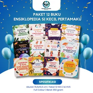 Paket 12 Buku Ensiklopedia Si Kecil Alam Semesta Bawah Laut Dinosaurus Tubuh Manusia Transportasi - Nida Labibah, S.Pd