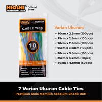 Gambar HIOSHI /Cable Ties/Kabel tis/Nylon/Pengikat kabel/CAMPUR/MIX/10cm 15cm 20cm 25cm 30cm 40cm - HD - 35cm x 4.2mm dari HioshiToolsOfficial Kota Surabaya 4 Tokopedia