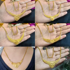 kalung jodha/dubay terbaru kuningan lapis emas wanita cantik