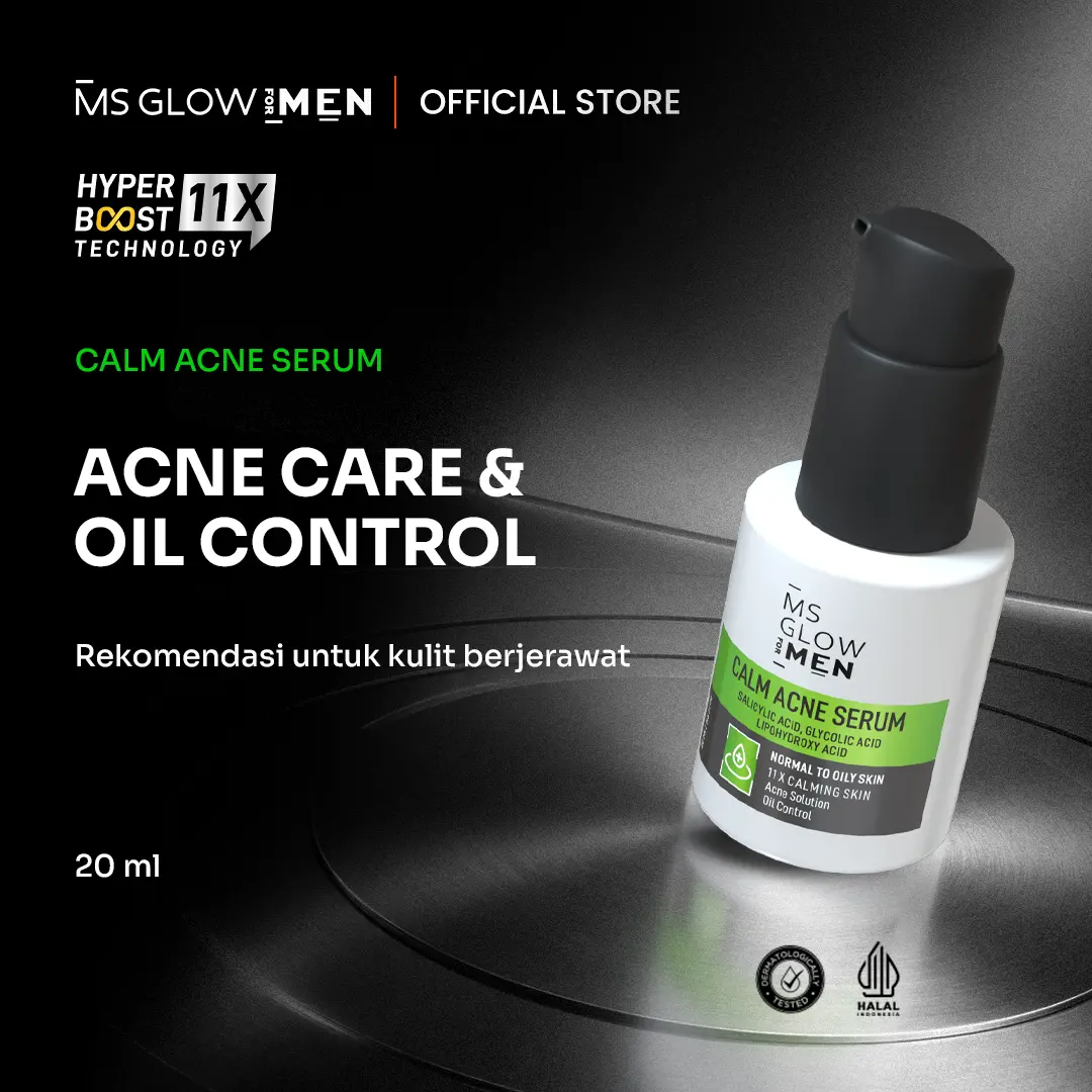 MS Glow For Men Calm Acne Serum - 20 ml