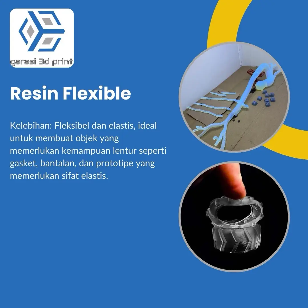 Garasi 3D Print - Jasa 3D Print Bahan Resin Flexible