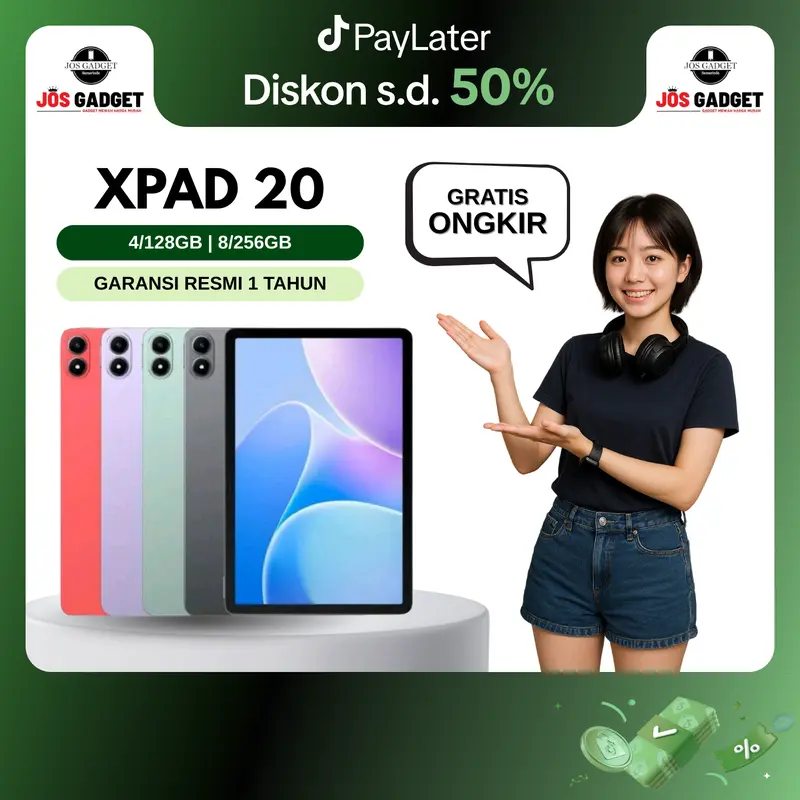 Infinix XPAD 20 Ram 8/256GB | NEW GARANSI RESMI Indonesia