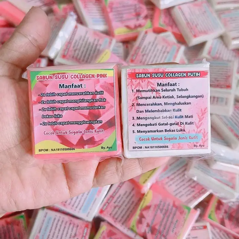 HEMAT 5Pcs Sabun Susu Collagen Pemutih Badan 0