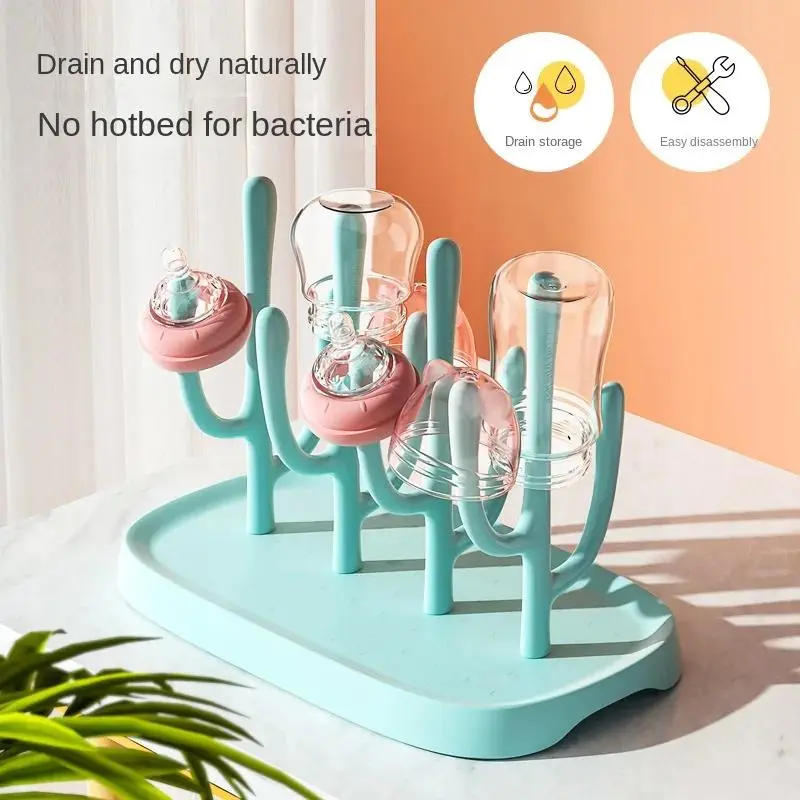 Baby bottle drain rack drying rack storage box cleaning removal bottle holder bottle holder baby cup drying rack