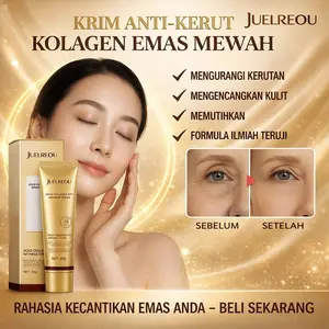 Gold Collagen Anti-Wrinkle Cream /Krim Anti Kerutan Kolagen Emas/Mengurangi Garis Halus dan Kerutan Kulit Lebih Kencang dengan Krim Anti Kerut Kolagen Emas 50g Rahasia Awet Muda Mencerahkan Mengencangkan