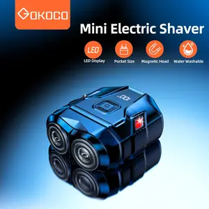 [GOKOCO] GOOJODOQ GF1088 Mini Electric Shaver Portable Alat Cukur Jenggot Elektrik Waterproof IPX7