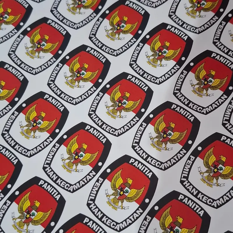 Stiker Label Kromo / Vinyl Sticker Custom Transparan, Putih Kiss Cut - Ukuran A3+ 1