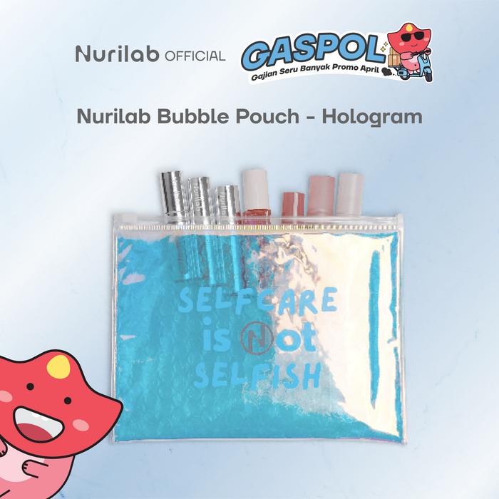 Gambar Nurilab - Bubble Pouch [Tas Makeup Bag Pouch] - HOLOGRAM BUBBLE POUCH dari Nurilab.id Kota Tangerang 3 Tokopedia