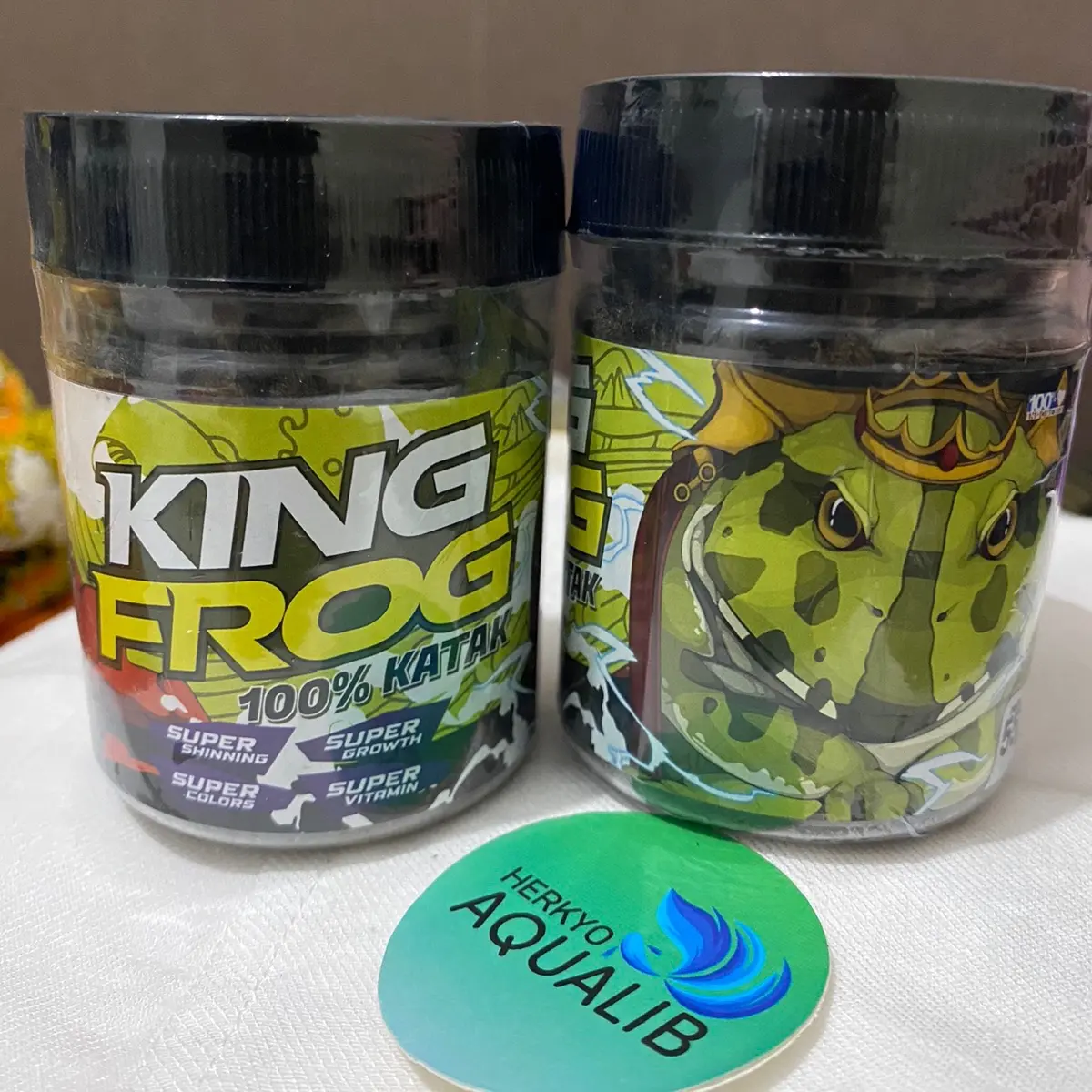 Pelet King Frog 100% Katak Hijau by Bangfish Aquatic