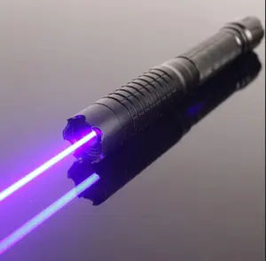 Most Powerful Laser Torch Pointers 500000m 450nm Tactical Blue Beam Visible Strong High Powerful Burning Match Laser for Hunting