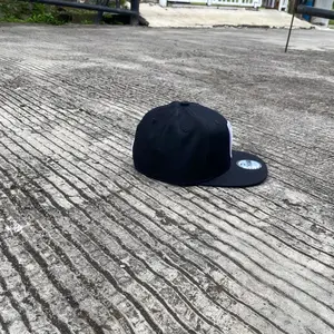 Topi Snapback - NEBONG HITAM Build Up- Full TAG Unisex