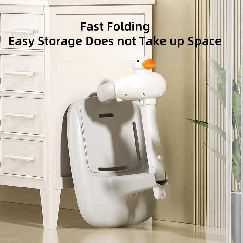 Product Introduction of Baby Standing bath Shower 4 in 1 Baby Bath Stand with Anti-Slip Base for Ages 3 to 6-Safety Bathtime Helper for Toddler 8