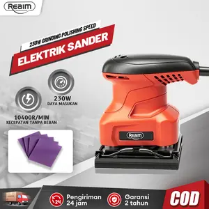 Reaim Mesin Amplas Kayu Elektrik Sander Amplas Electric Sander Finishing Sander Amplas Listrik