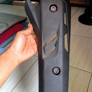 Tutup tameng knalpot pcx vario125/150 cover knalpot airblade new model pnp Motorcycle