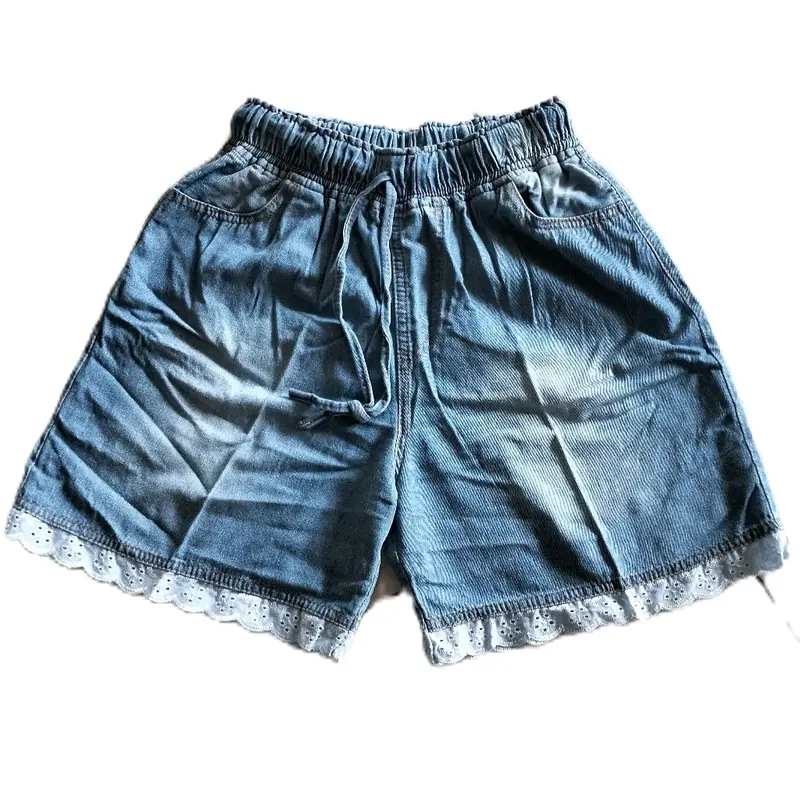 Celana Pendek Wanita Renda Santai Alsize XXL Shorts Hitam Casual Nyaman 3