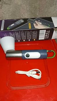 Product Review of 1500LM Long Distance 600M White Laser Flashlight USB-C Rechargeable Zoom Portable Spotlights Camping from E**🤟 0