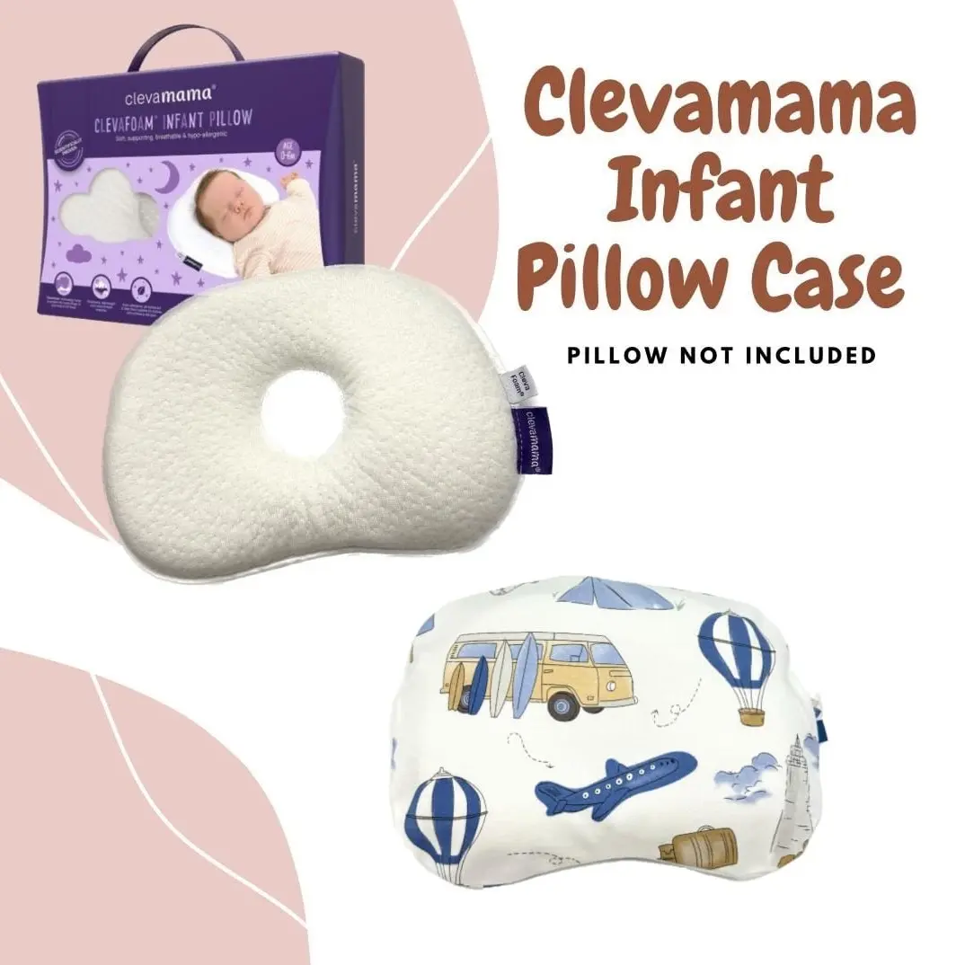 [NEW] Whimsical KNIT SERIES Clevamama Infant Pillow Cover / Case Clevamama 41x26cm Mimos (S) Mimos (M)