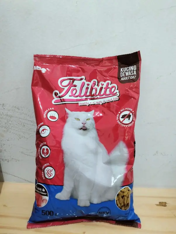 Felibite Makanan Kucing Kering 500G 0
