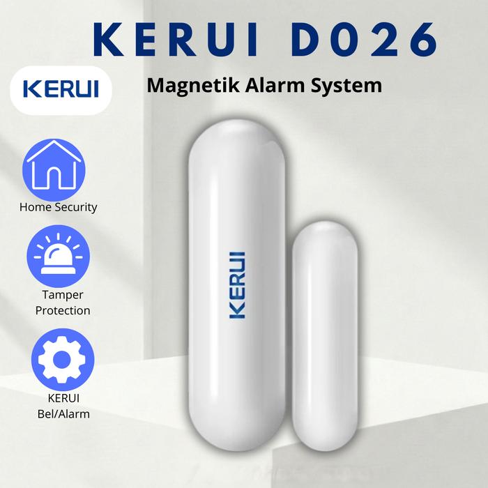Gambar KERUI Sensor Magnet D026 Alarm Pintu Jendela Alarm system dari KERUI Official Store Kab. Bekasi Tokopedia
