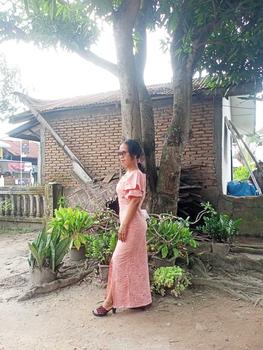 Product Review of Dress Brukat Amanda / Dress brukat / Dress wanita / Dress kondangan Cantik Casual Panjang Velvet Formal Sabrina Nyaman Pesta Mewah Gaun from m**5 2