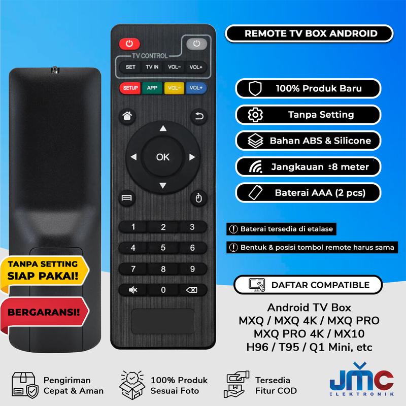 Remote Remot TV Box MXQ / MXQ 4K / MXQ PRO / MXQ PRO 4K / MX10 / H96 ...