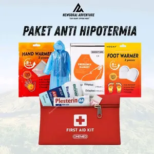 [ COD ] Paket Survival Anti Hipotermia : Emergency Blanket, Hand & Foot Warmer & P3K Outdoor