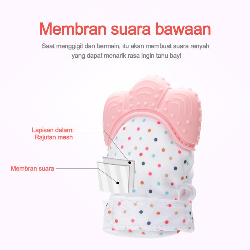 Product Introduction of Teether bayi/NEW PRODUCT Sarung Tangan Teether Bayi/Mitten Baby Glove Teether/Sarung tangan baby teether L158 0