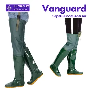 ULTRALIT VANGUARD Sepatu Boots Panjang Anti Air Dewasa Tahan Lumpur Bertani Tali Adjustable Anti Slip