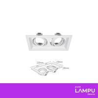 Gambar Kap Lampu MR16 Basic DOUBLE 2 Lampu untuk lampu MR16 - Hitam dari Pusat Lampu Jakarta Kota Administrasi Jakarta Pusat 3 Tokopedia