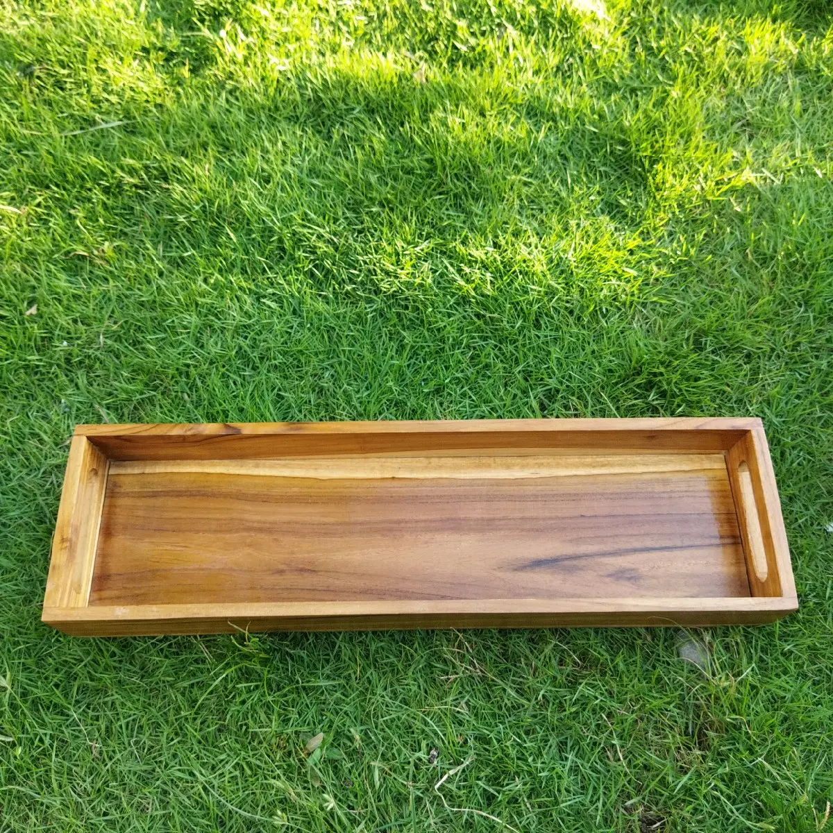 nampan baki tatakan toples kayu jati