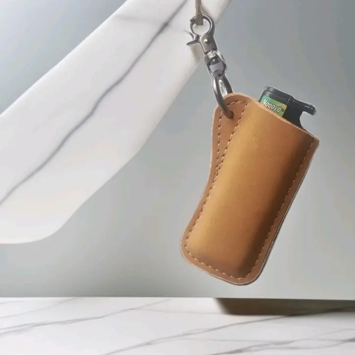 gantungan kunci kulit asli ragam aksesoris keychain Elegan 6