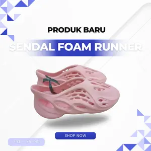 Sepatu Sendal Foam Runner Pink FOOTFU2025 - Cocok untuk Aktivitas Outdoor - Water