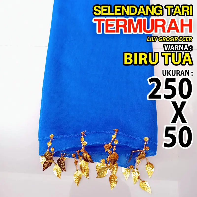 Sampur Tari 2,5 Meter Dewasa Selendang Tari Remo Gombyok Payet Sampur Gandrung Produsen Sampur 2