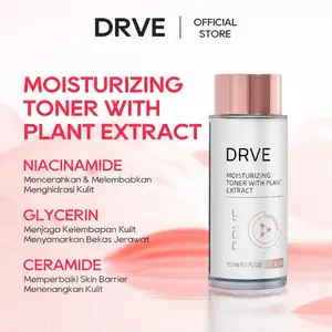 Drve moisturizing toner  with plant extract Memperkuat pelindung kulit, Mengandung Niacinamide, Melembabkan, mengatur keseimbangan minyak dan Sangat cocok untuk kulit sensitif