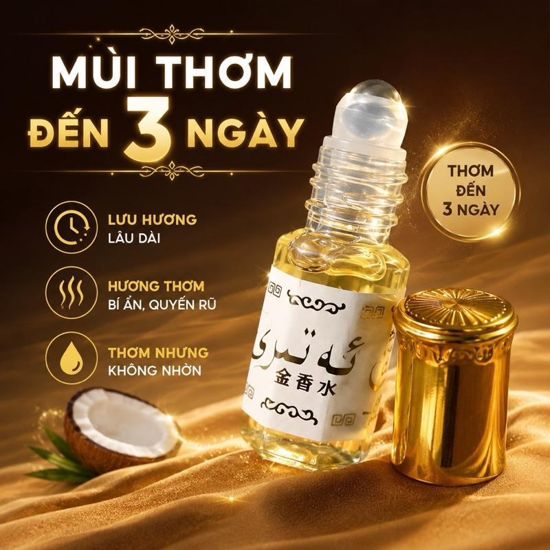 (Deal Mở Bán) Nước Hoa Dubai Nhỏ Gọn – Thơm Lâu, Hương Dứa Rừng Sa Mạc Bí Ẩn Quyến Rũ, Cuốn Hút