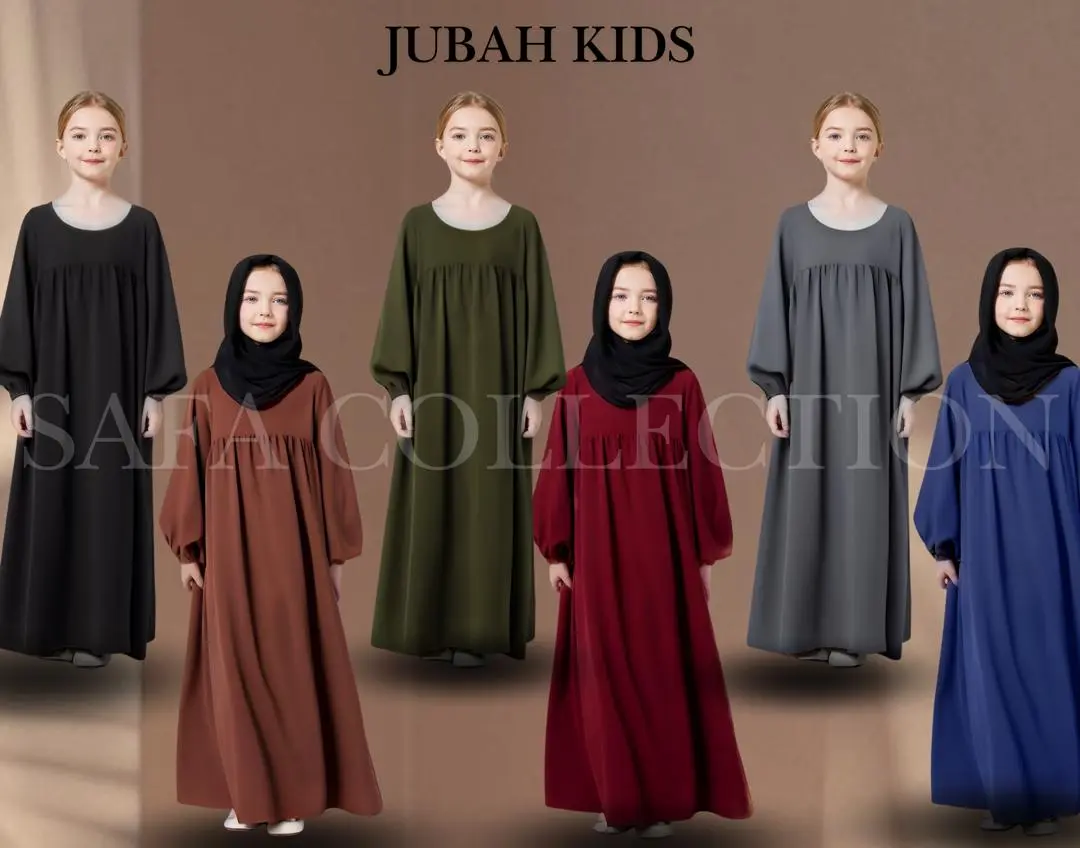 Baju Raya 2025 Kanak-Kanak Jubbah Wanta Cey Kids Collection - Plain Design - Clothing [READY STOCK]