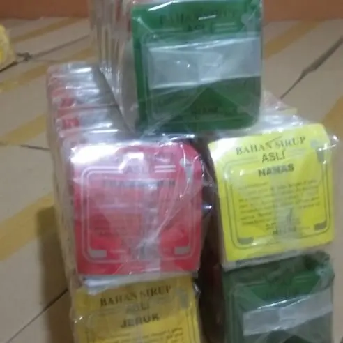 Bahan Sirup Murni Asli SOLO - 13 Varian Rasa, Harga Terjangkau - Gula, Air Jeruk Minuman Merah Manis Botol Syrup 3