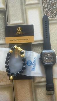 Product Review of 【003Harga telah diganti, cepat beli】BIDEN Jam Tangan Pria Anti Air Olahraga Multifungsi Tali Silikon Pria Jam Tangan Cowok Original YNR028 from 氏*** 0