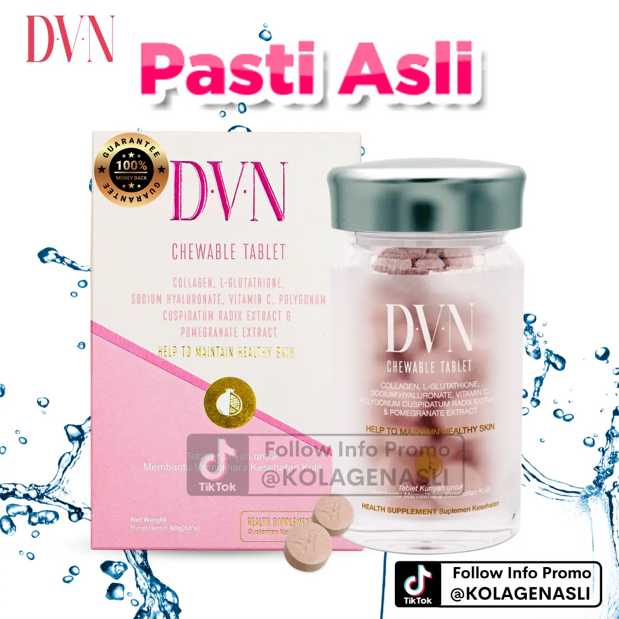 DVN Original , DVN Collagen Original Untuk Semua Jenis Kulit | DVN Asli