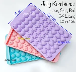 Cetakan Jelly Puding Es Batu Love Hati Bintang Star Bunga Flower Telor Puyuh Jumbo Jelly Ball Jumbo Donat Kacang Pearl 20 33 35 Grid / Cetakan Coklat Jelly Puding Jelli Jeli Jely Fruit Ball Es Love Hati Bintang Kembang Bulat 20 35 33 Lubang Sekat 20 33 35
