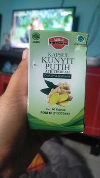 Product Review of Kapsul Ekstrak Kunyit (Kunir) Putih Ath-Thoifah Original BPOM | Herbal Terapi Kanker Tumor Miom Kista Vertigo Dll from S**A A**A 0