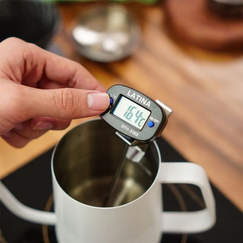Latina FENNEC digital coffee food thermometer w/ clip Tilt tekuk 180° 0