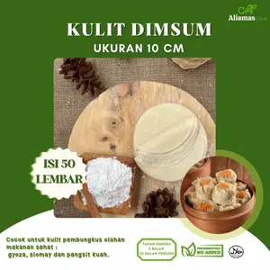 kulit dimsum/pangsit/gyoza 10cm isi 50lembar