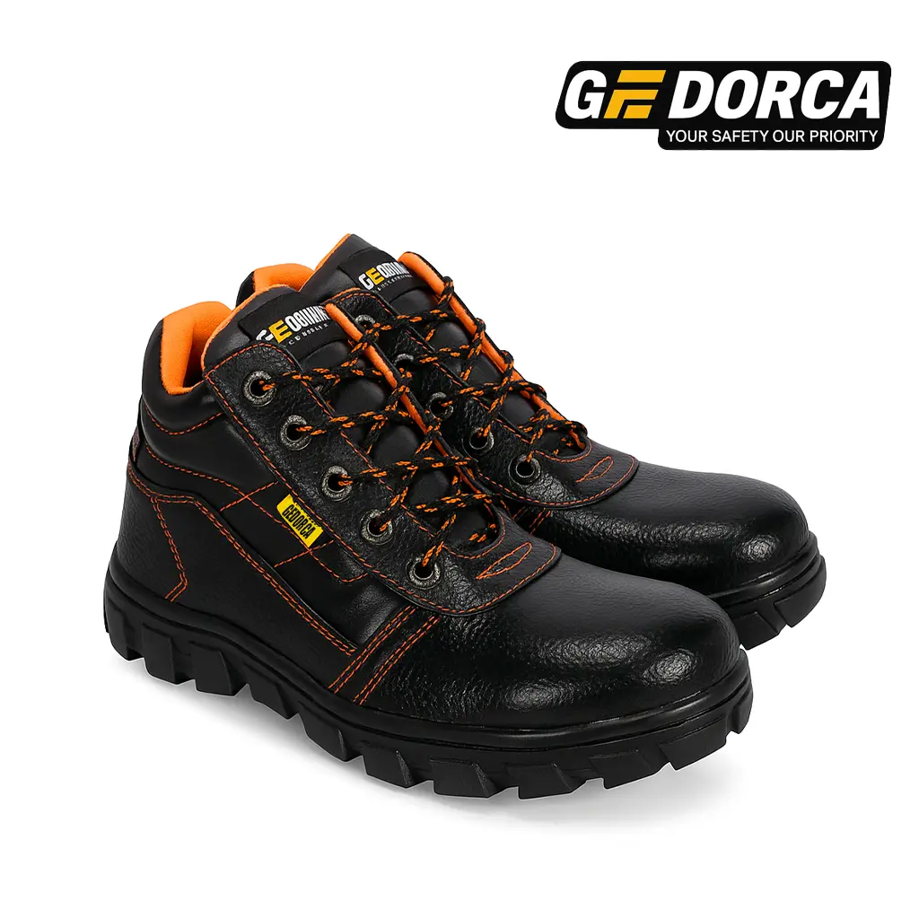 GEDORCA JAGUAR 71 BLACK Sepatu Safety Sepatu Kerja Pabrik Sepatu proyek