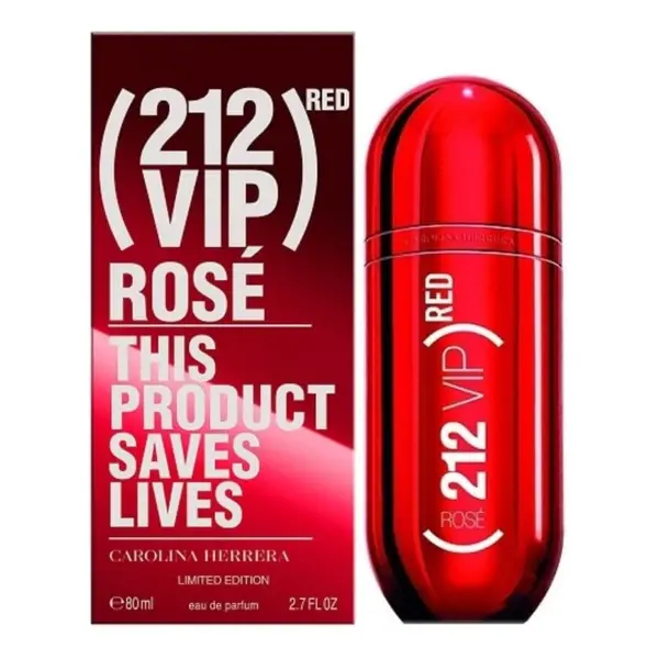 Parfum CH 212 VIP Rose Red Edition 80 ml Eau De Parfum BNIB for Women Promo Spesial Ramadhan Fawless Fragrance
