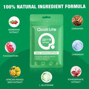 Tompok Kesihatan, Untuk Wanita dan Lelaki, Berberine, Vegan, Ringan dan Bernafas, 30 Kiraan, Mesra Kulit, Tompok dengan Berberine, Patch untuk Wanita dan Lelaki