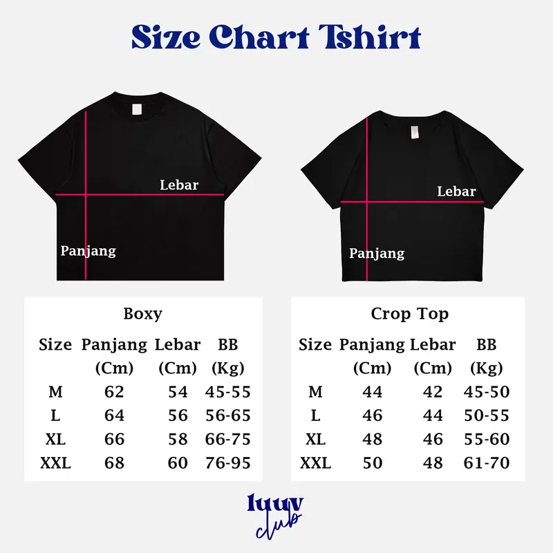 Luuv Clubs Kaos Boxy Couple Pasangan [Free Gift Custom Website Romantis Buat Doi] 5