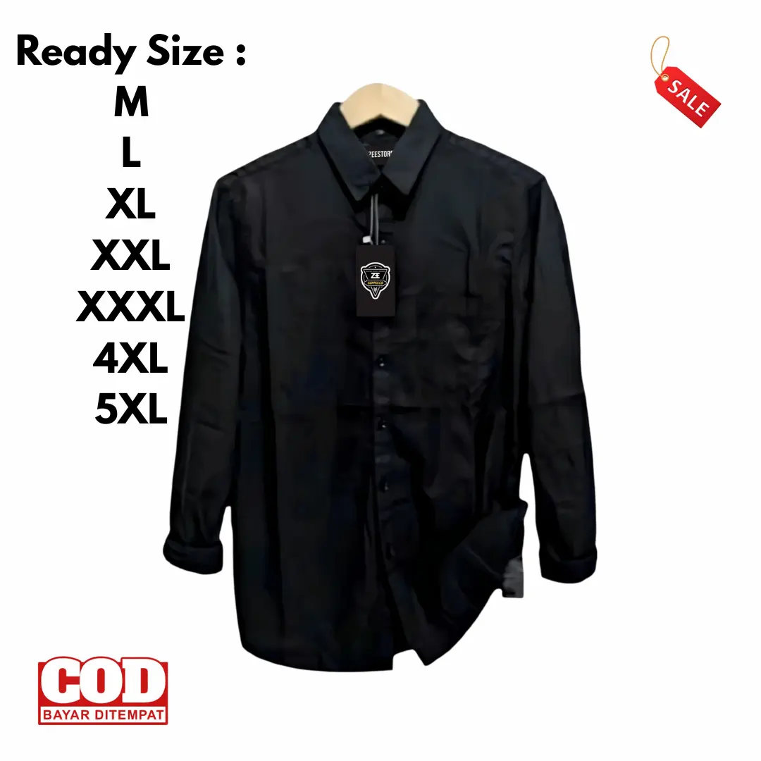 KEMEJA PRIA LENGAN PANJANG KEMEJA SLIMFIT KEMEJA HITAM KEMEJA PUTIH KEMEJA CASUAL KEMEJA KERJA FORMAL