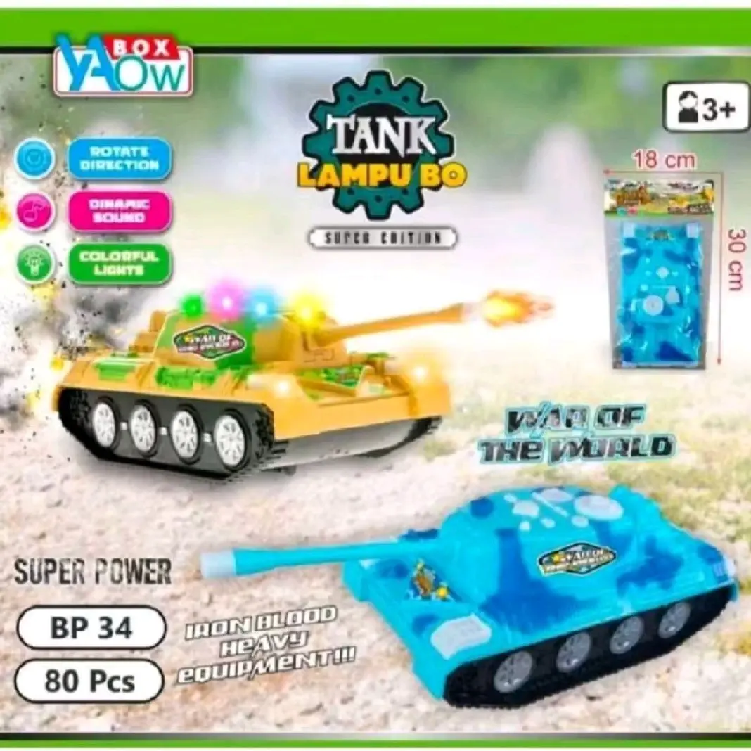 Mainan Mobil Tank Tentara ArmyWarrior BP34